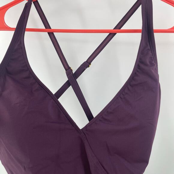 BLEU ROD BEATTIE Swimsuit Size 8 NWT One Piece Don't Mesh With Me Surplice Swim - Picture 7 of 15